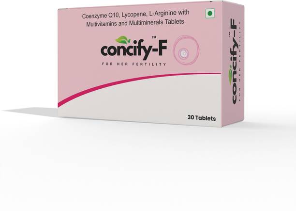 Concify F | Fertility Supplement | Multivitamin and Multiminerals Tablets for Female