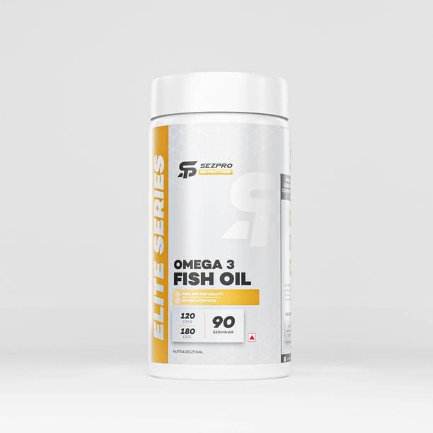 Sezpro Nutrition Omega 3 Fish Oil Capsules 1000mg | 180mg EPA | 120mg DHA