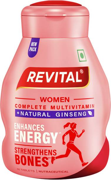 Revital H Women with 22 Multivitamins & Minerals such as Calcium, Iron, Biotin