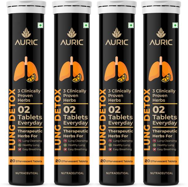 Auric Lung Detox Supplement With Natural Blend of NAC (N acetyl L cysteine)