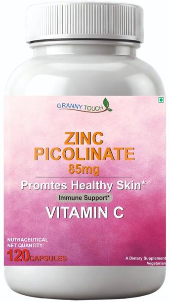 GRANNYTOUCH Zinc Picolinate 85mg with Vitamin C Capsules | Immune Support