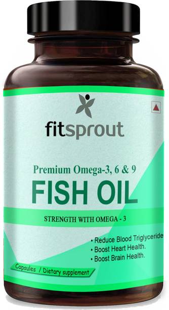 Fitsprout Fish Oil Omega 3 (Triple Strength) With 1000Mg Omega 369 (H183)
