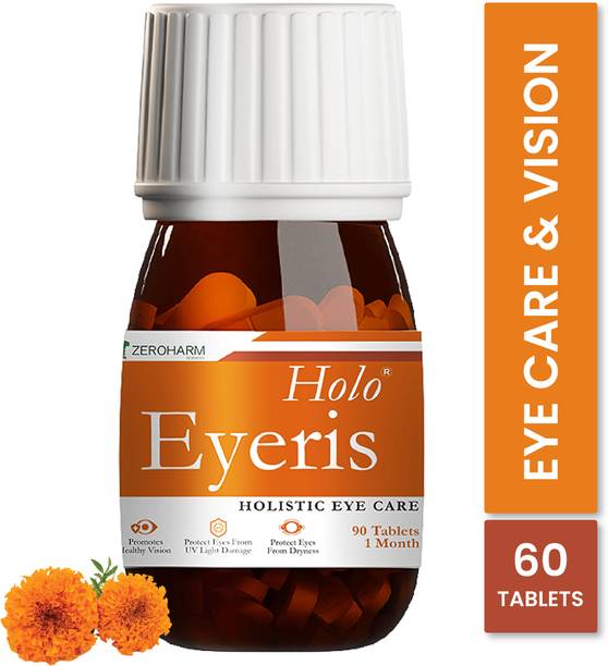 ZEROHARM Holo Eyeris - Lutein & Zeaxanthin Eye Care for Better Vision & Clarity All Ages