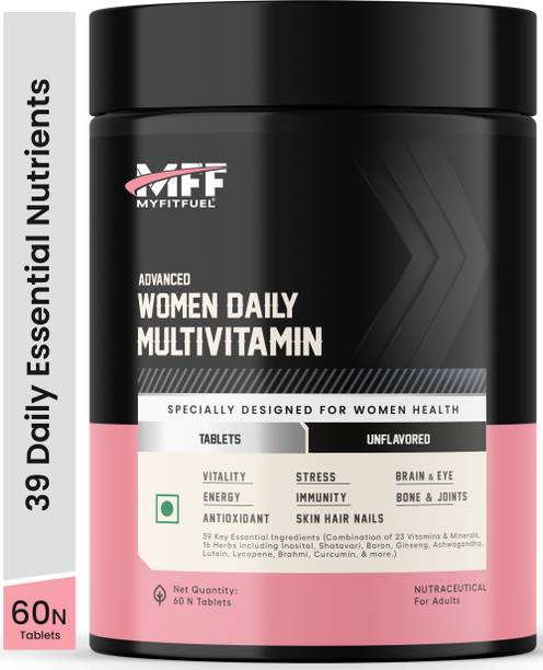 MyFitFuel Women Advance Daily Essential Multivitamin 37 Herbs, Vitamins, Minerals 60 Cap