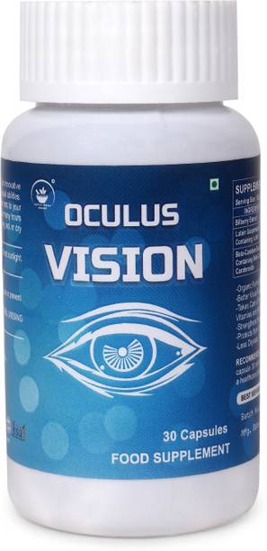 AZTECA HERBAL NATURAL Oculus Vision Complete Eye Health Supplement Capsule for Male & Female