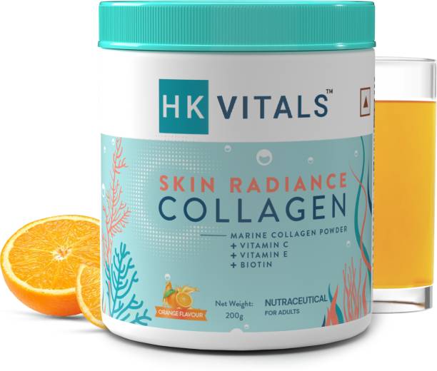 HEALTHKART Skin Radiance Collagen Supplement, with Biotin, Vitamin C, E