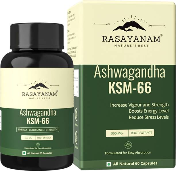 Rasayanam Ashwagandha KSM-66 |Support Strength & Energy| Stress Relief
