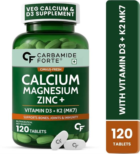 CARBAMIDE FORTE Calcium Tablets Women & Men with Calcium Magnesium Zinc 1042mg Tablets