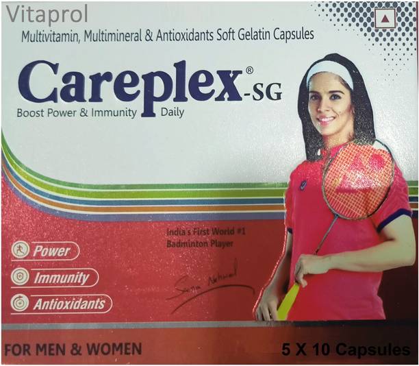 VITAPROL Careplex Multivitamin soft gel capsule for Daily Wellness, Stamina, Energy