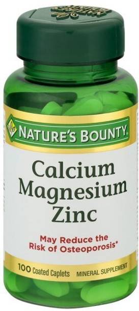 Nature's Bounty Calcium Magnesium Zinc with Vitamin D3 -100 Caplets
