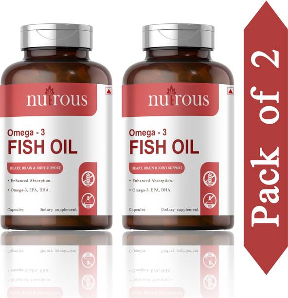 Nutrous Fish Oil (Triple Strength) With 1000Mg Omega 3 (K195)