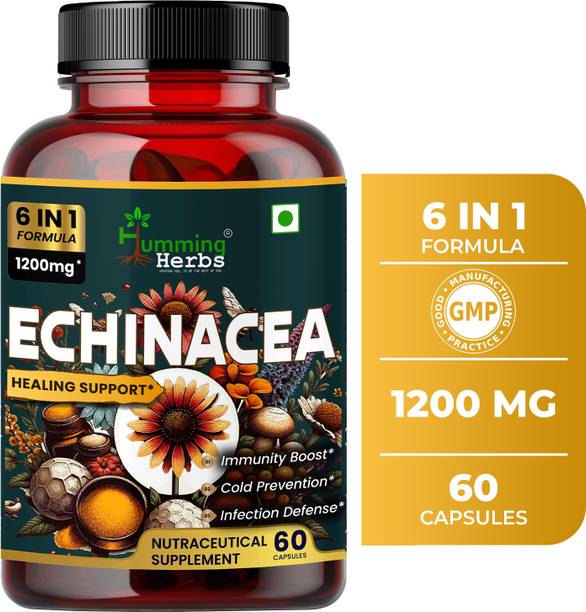 Humming Herbs Echinacea- Elderberry & Selenium - Immune Support, Boost immunity, Prevent cold