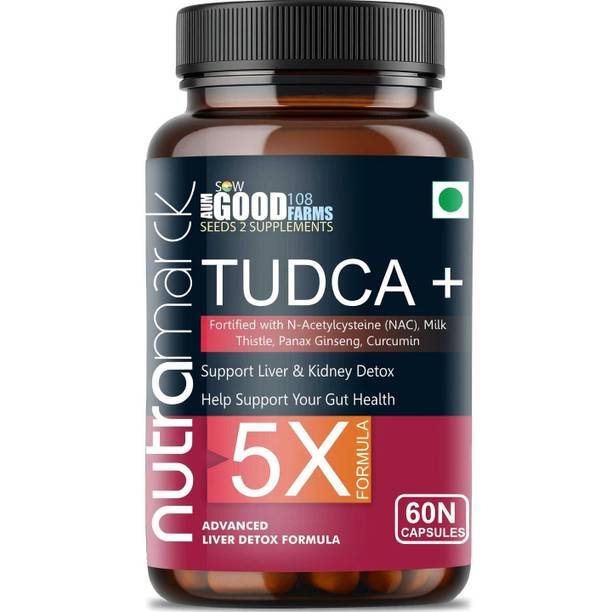 NUTRAMARCK TUDCA+ Capsule Liver Detox & Antioxidant Support With Milk Thistle & NAC
