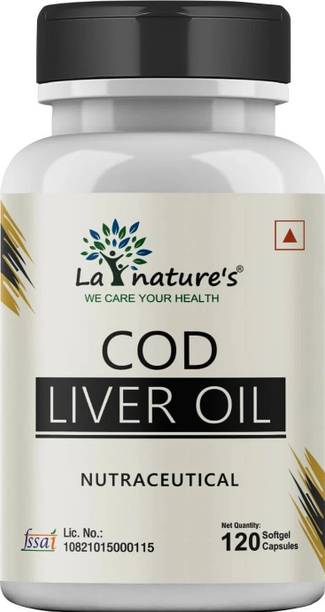 La Natures Cod Liver Oil Softgel for Immunity, Heart and Brain
