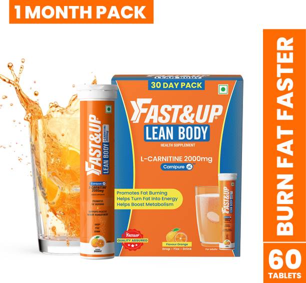 FAST&UP L-Carnitine Lean Body - Helps Convert Fat into Energy, 2000 mg Carnipure TM