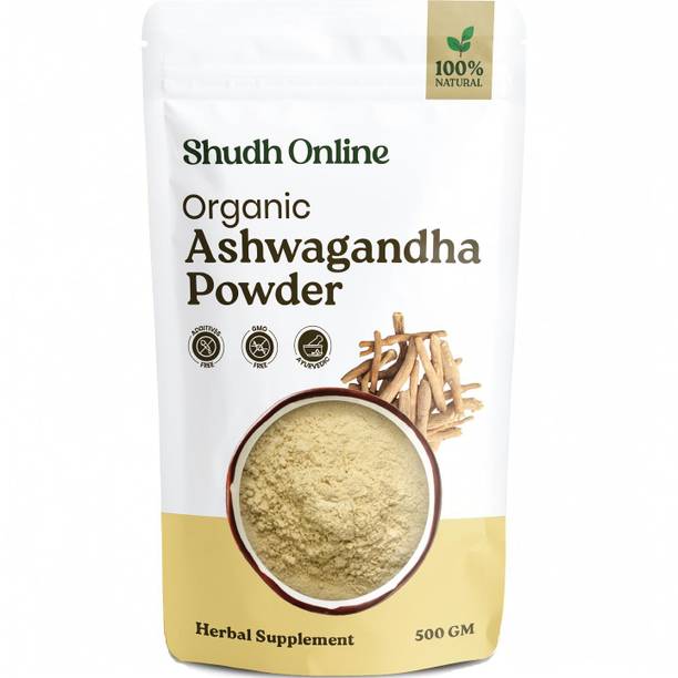 Shudh Online Pure Aswagandhada Powder, Ashwagandha root, Asvagandha, Aswaghanda, Aswagandha