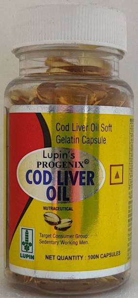 Progenix LUPIN COD LIVER OIL FOR BRAIN,EYE,HEART HEALTH,JOINT PAIN,IMMUNITY