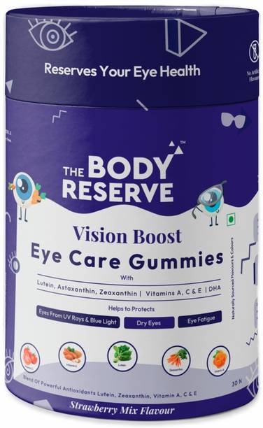 THE BODY RESERVE Vision Boost Eyecare Gummies Protect From Blue Light Digital Strain Eye Fatigue