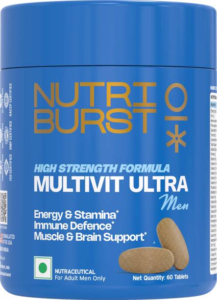 Nutriburst Multivitamin Ultra Tablets for Men|High Strength US Formula