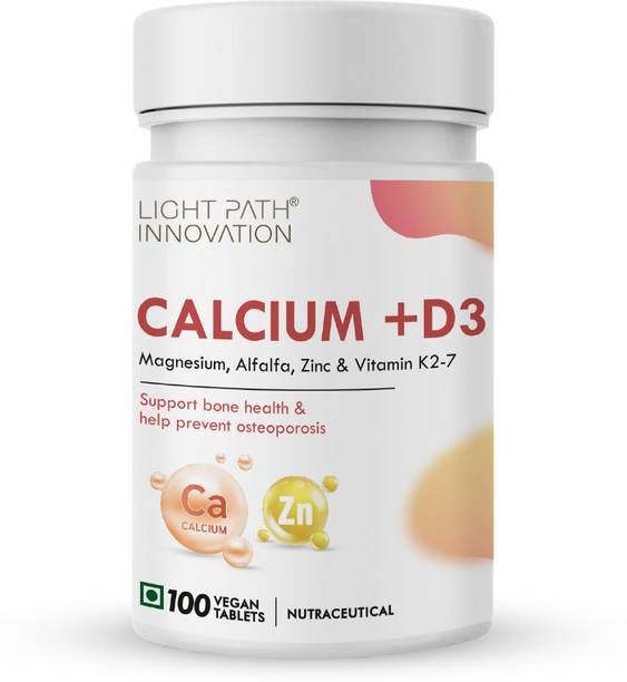 LIGHT PATH INNOVATION Calcium + Vitamin D3 Supplement for Support Bone Health