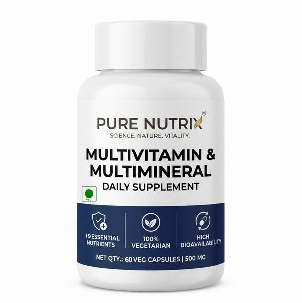 PureNutrix PURE NUTRIX Multivitamin & Multimineral | Daily Supplement for Immunity & Energy