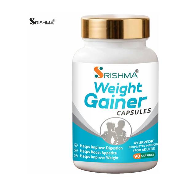 Srishma Weight Gain Capsule for Muscle Growth for Women, Men