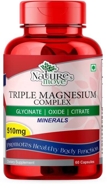 NATURE's MOVE Triple Magnesium Complex 510MG | Muscle, Bone & Energy Support