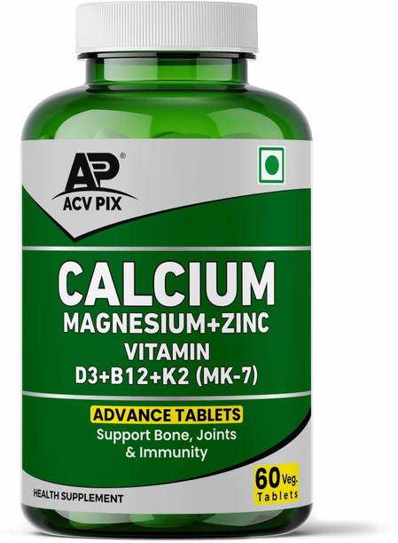 acv-pix calcium magnesium zinc tablet for Women & Men | strong bone