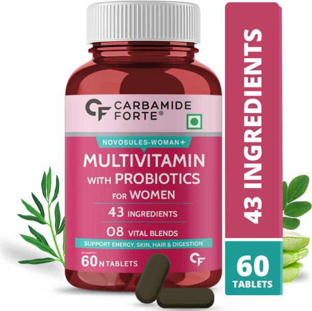 CARBAMIDE FORTE Multivitamin Tablets for Women with Probiotics and Minerals Supplement
