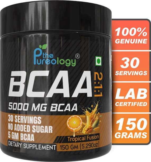 thepureology BCAA 5000mg 2:1:1 Supplement, Tropical Fusion