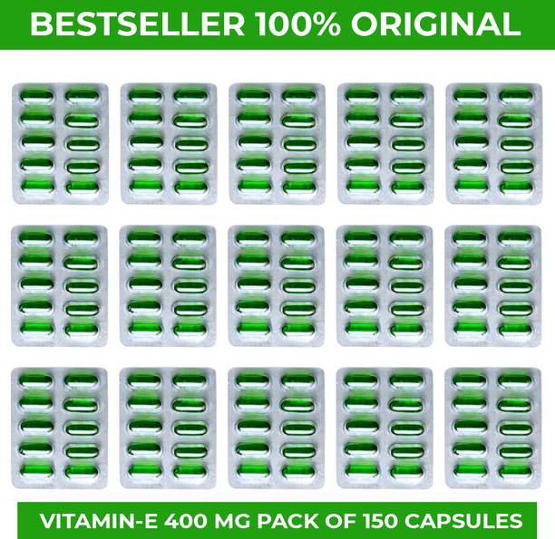 SKS BIOTECH Vitamin E 400mg Softgel Face Hair Capsule