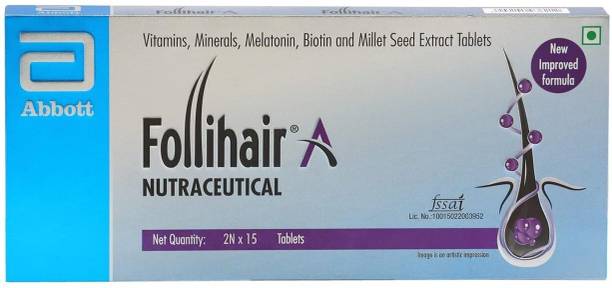 Follihair New A Nuttraceutical New Nourish & Strengthen Hair Follicles Tabletts ( 2 x 15N )