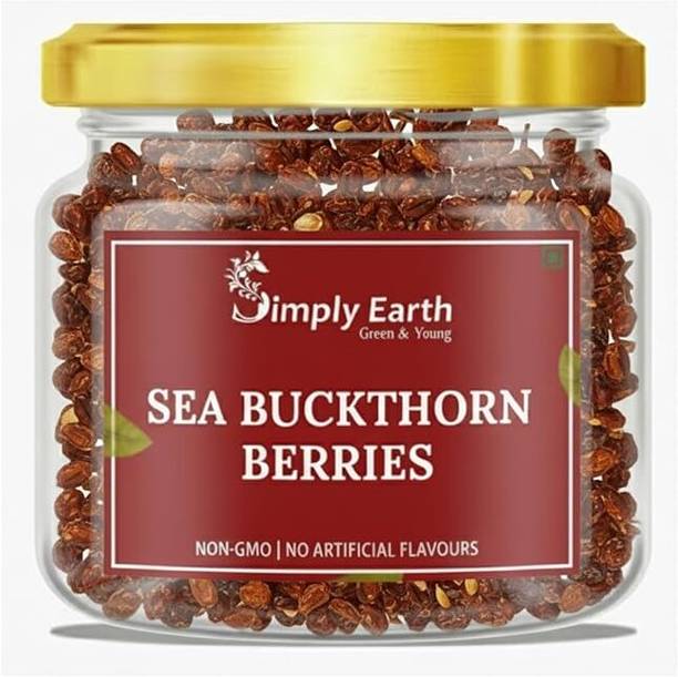 Simply earth Sea Buckthorn Berries 60g | 100% Natural & Non-GMO