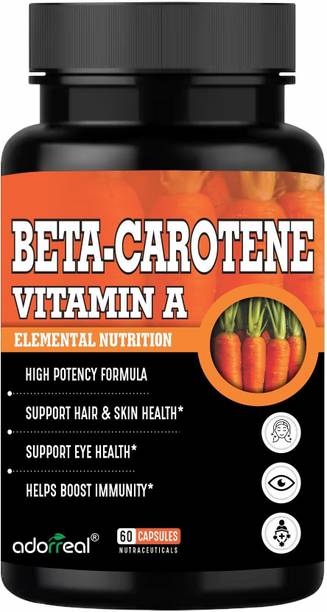 Adorreal Beta-Carotene – Plant-Based Vitamin A Source Daily Wellness & Nutrition