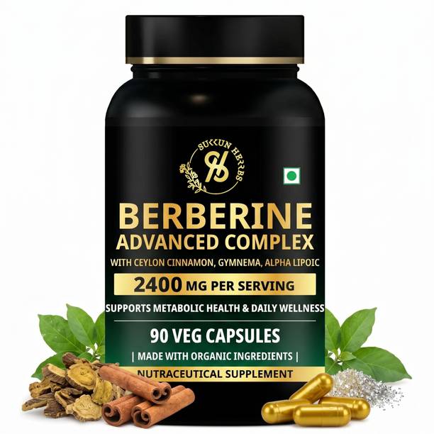 Sukkun Herbs Berberine Advanced Complex Capsule | Metabolic Health Energy & Overall Wellbeing
