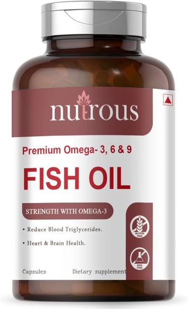 Nutrous Fish Oil Omega 3 (Triple Strength) With 1000Mg Omega 369 (H89)