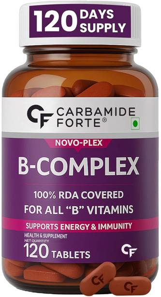 CARBAMIDE FORTE Vitamin B Complex tablets | B1, B2, B3, B5, B6, B9, Biotin & Vitamin B12 Tablets