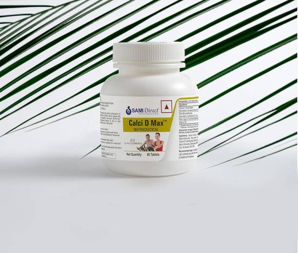 SAMIDIRECT Calci D Max Calcium Tablets with Vitamin D3 for complete bone health & Joint