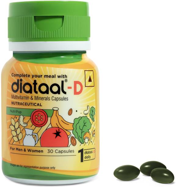 Diataal Multivitamin vit. D & ALA Sustained Energy Heart Health 30 Cap For Men & Women