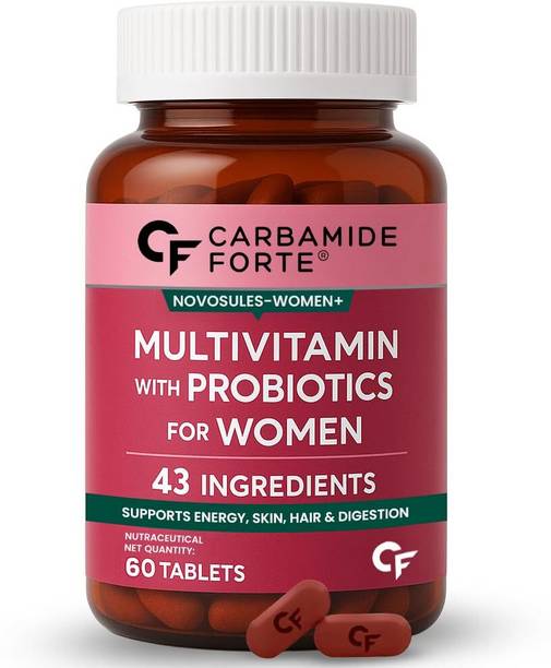 CARBAMIDE FORTE Multivitamin Tablets for Women with Multiminerals and Probiotics Supplement