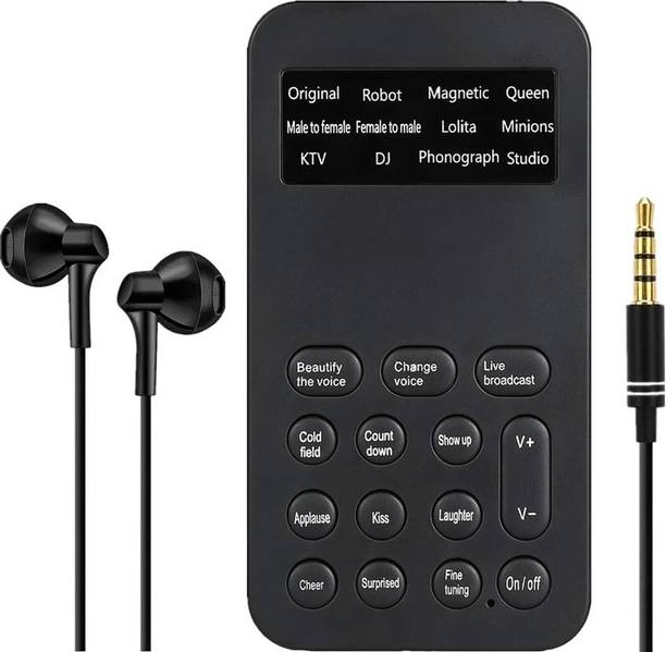 FREDI HD PLUS Voice Changer Device with Portable Sound With 2-3 Hours Battery Backup NA Voice Recorder