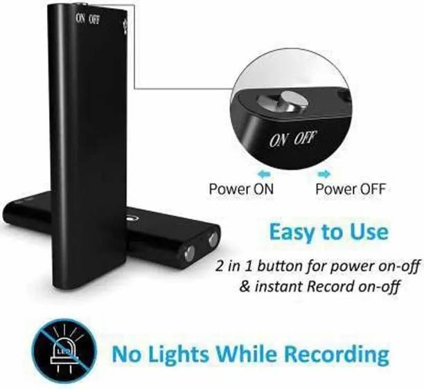 PERAMISYM Spy Recorder with Long Battery – 8GB Memory 8 GB Voice Recorder