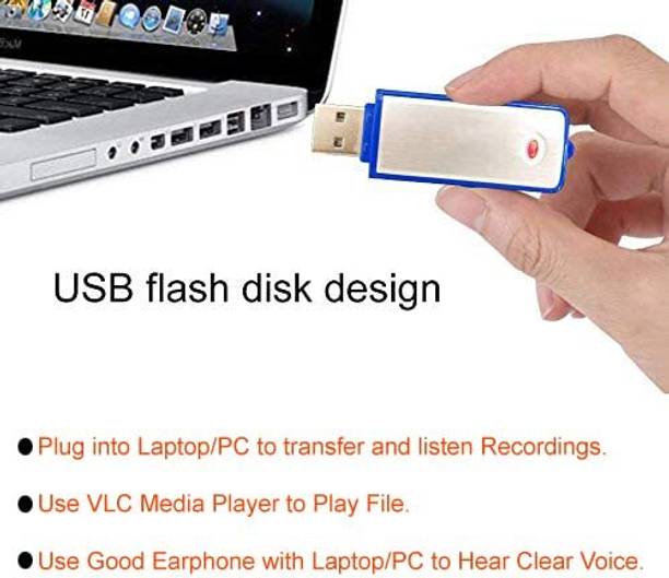 SKY HUB Spy Mini Digital Audio Voice Recorder Device 8GB | Pen Drive 8 GB Voice Recorder