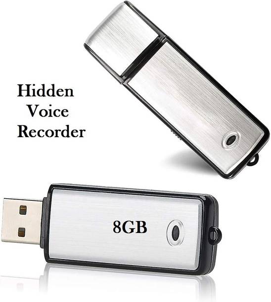 AVOIHS Smallest Size Digital Recording Spy Hidden HD Voice Activated Portable Recorder 8 GB Voice Recorder