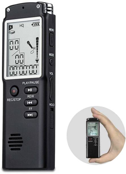 Point Zero T60 2 in 1 Professional 8GB Time Display Recording Digital Dictaphone 8 GB Voice Recorder
