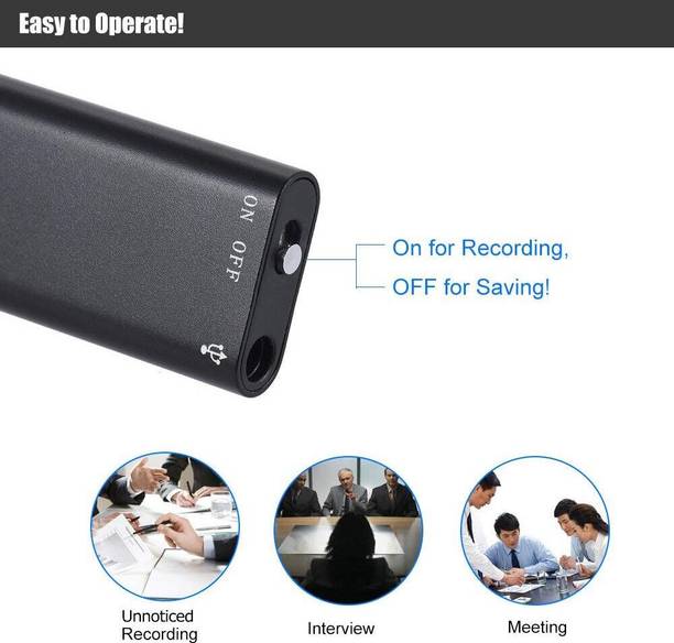 SKY HUB Portable 8GB Spy Audio Device – Easy to Hide 8 GB Voice Recorder
