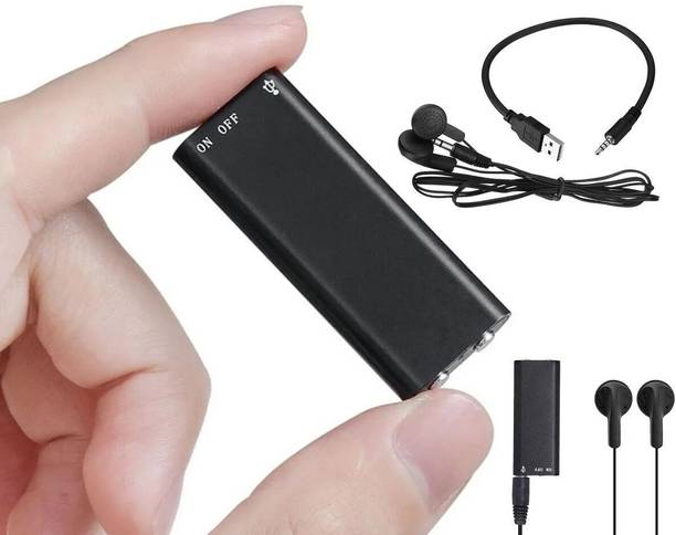 Bzrqx Hidden Voice Audio Recorder Activated Digital Audio Recording Device Player 8 GB Voice Recorder