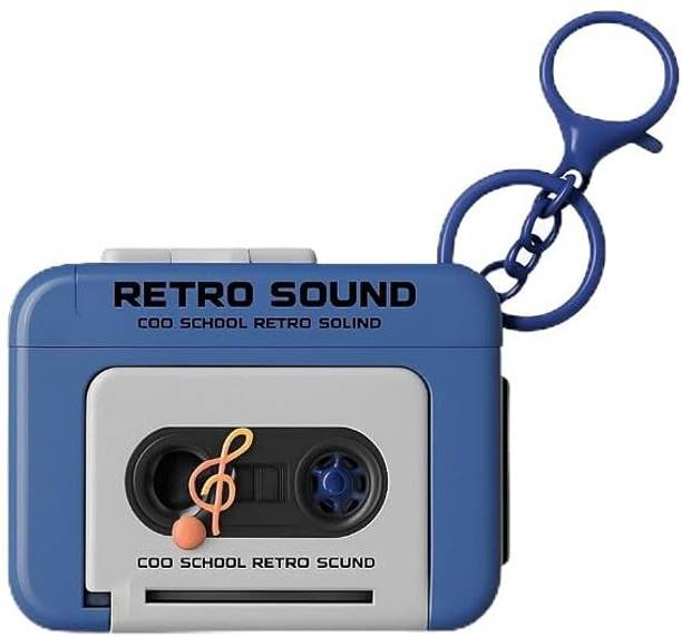 AARYAOVERSEAS Retro Cassette Mini Voice Recorder Keychain with 15 Sec Recording 1 GB Voice Recorder