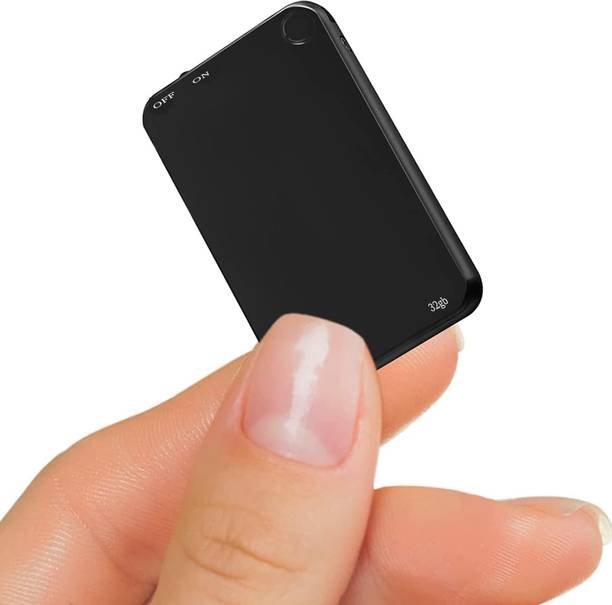 SECURINNOV Mini Digital Voice Recorder Slim 32GB Inbuilt Memory with 750 Hours Recording 32 GB Voice Recorder