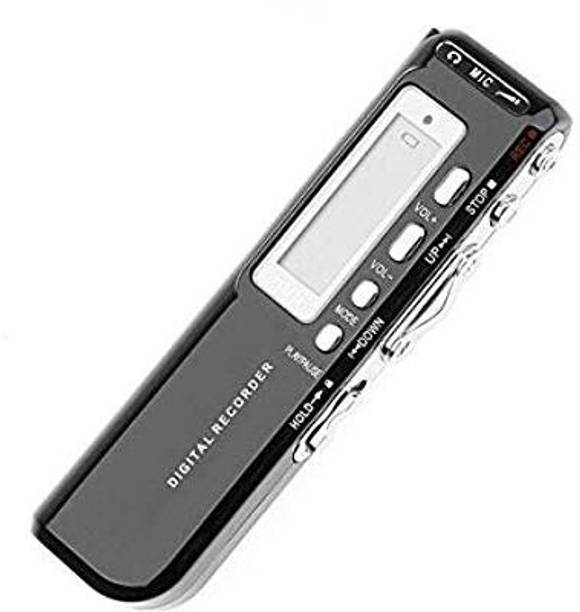 MatLogix Digital Voice Recorder MP3 Player 8GB with Collar Mic Black 8 GB Voice Recorder